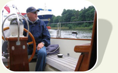 På vej gennem Kilerkanalen På vej gennem Kilerkanalen